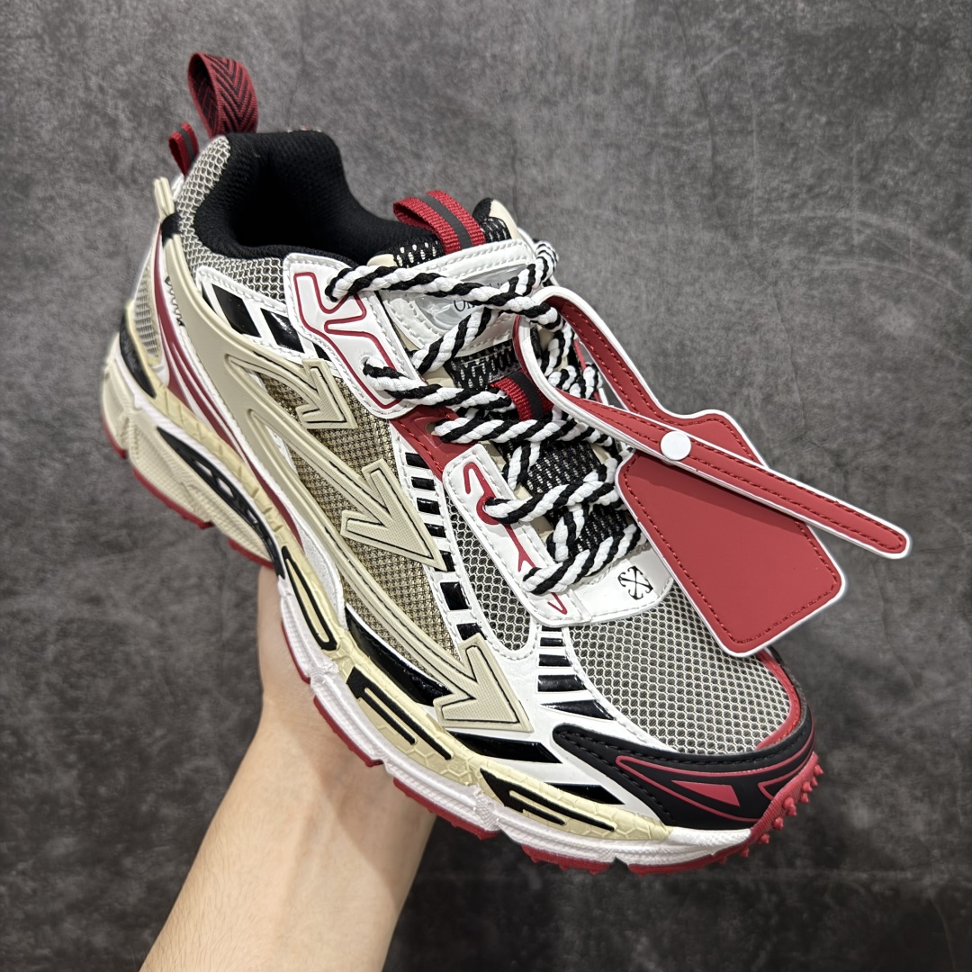  
【纯原】Off-White 2024年OW最新款跑鞋 
百分百原盒正确版 原楦原纸板数据开发 4层分