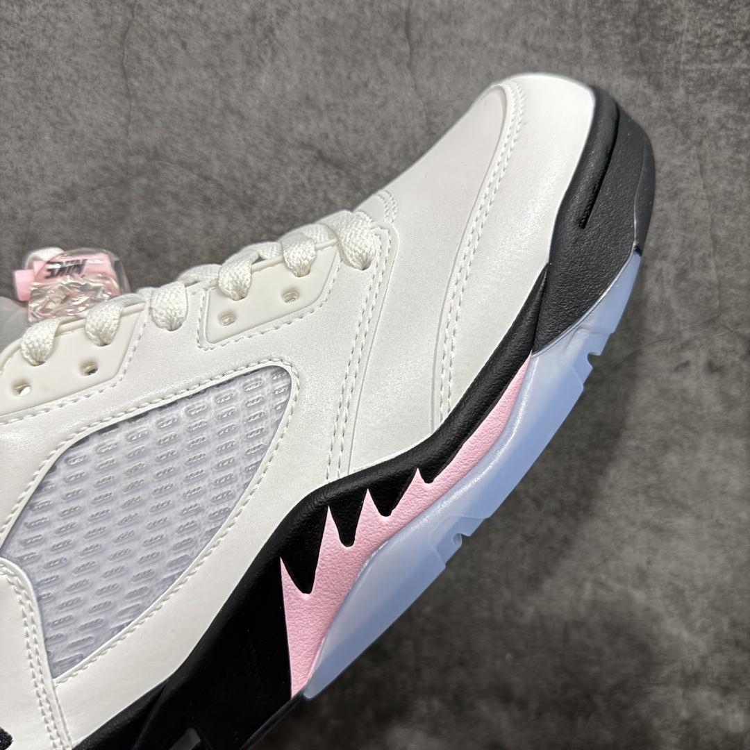  
【纯原】Air Jordan 5  Medium Soft Pink  AJ5乔5 文化篮球鞋白粉 