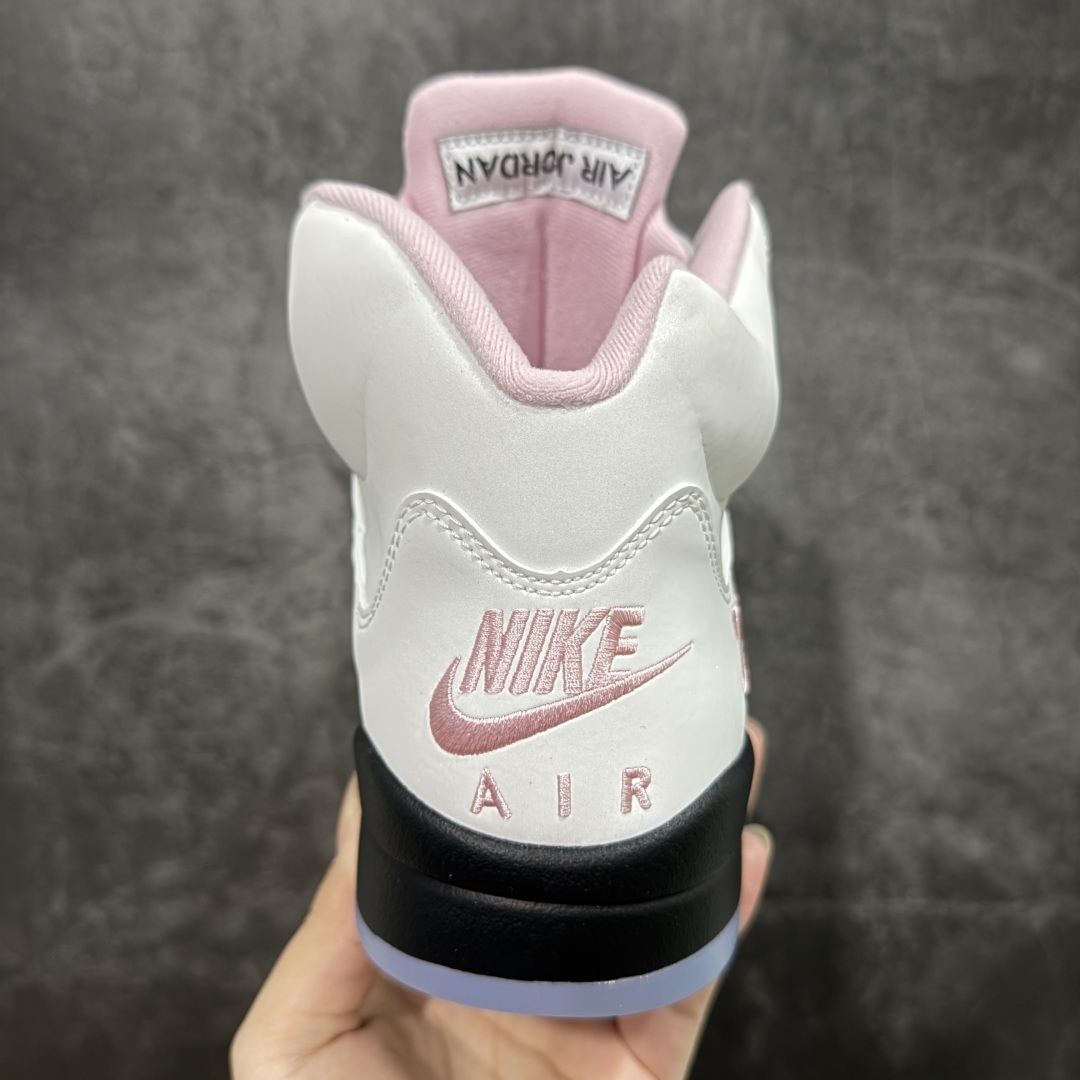  
【纯原】Air Jordan 5  Medium Soft Pink  AJ5乔5 文化篮球鞋白粉 