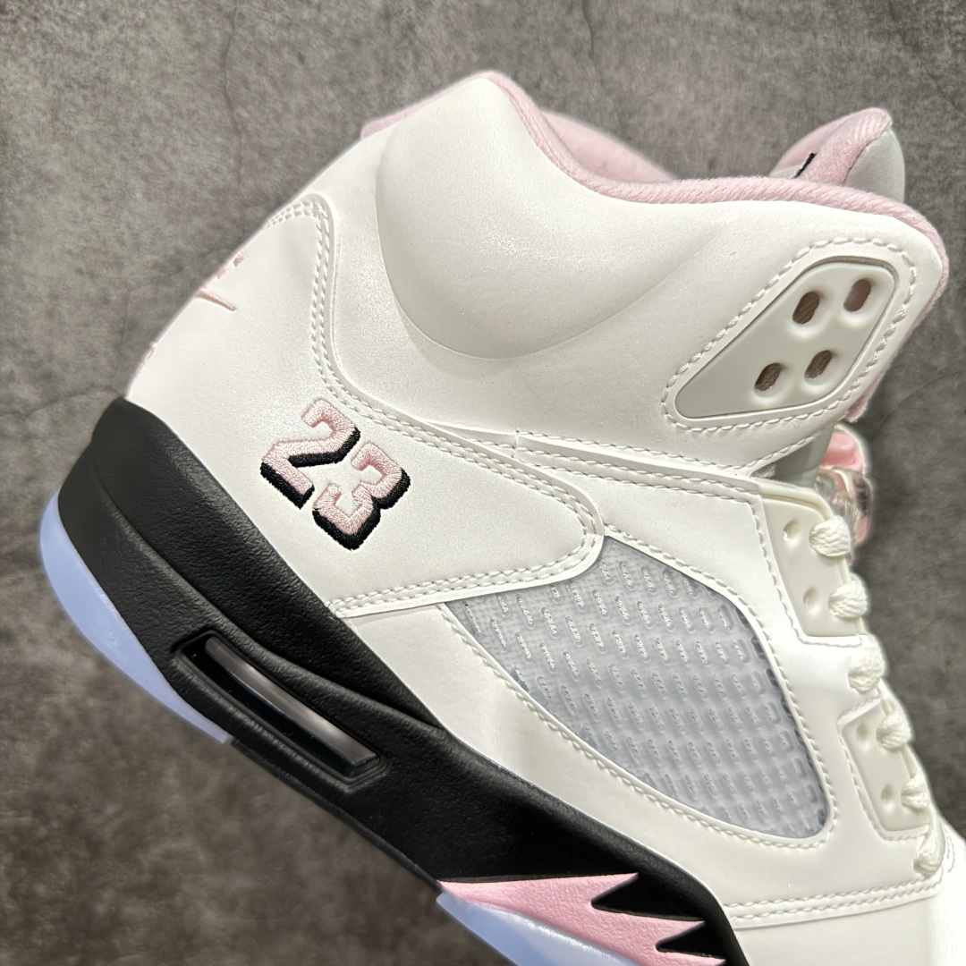  
【纯原】Air Jordan 5  Medium Soft Pink  AJ5乔5 文化篮球鞋白粉 