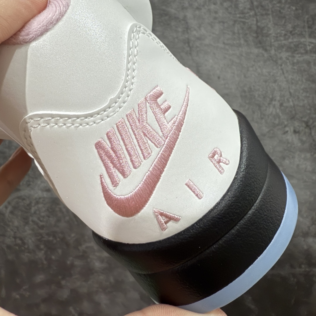  
【纯原】Air Jordan 5  Medium Soft Pink  AJ5乔5 文化篮球鞋白粉 