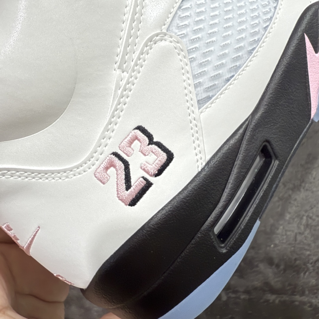  
【纯原】Air Jordan 5  Medium Soft Pink  AJ5乔5 文化篮球鞋白粉 