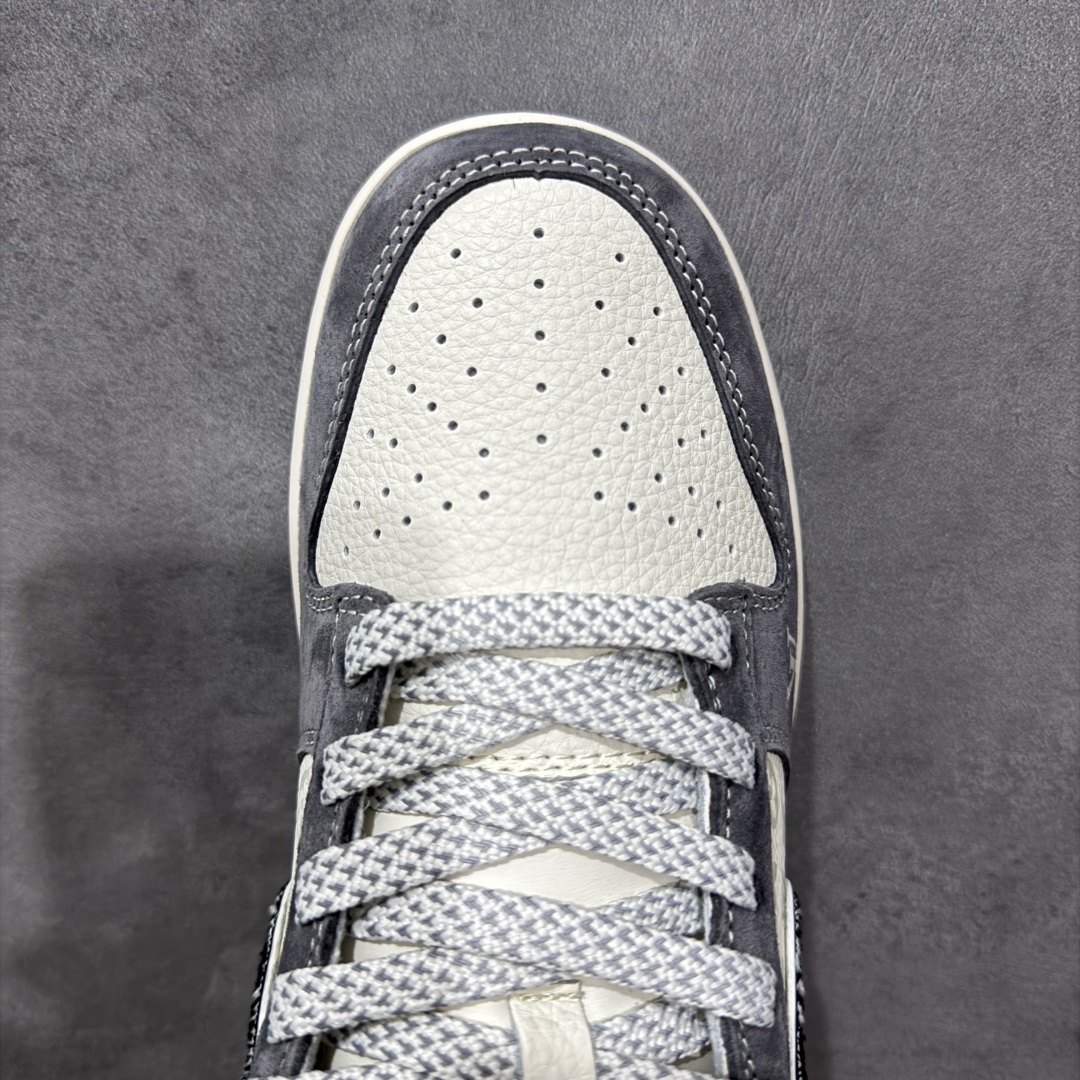  
【定制版】Nike SB Dunk Low x  Louis Vuitton 灰白黑牛仔双小勾满天星