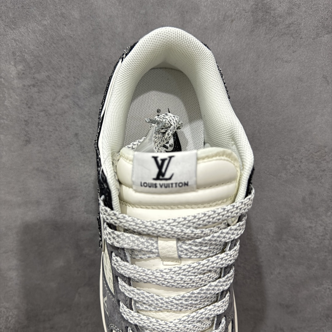  
【定制版】Nike SB Dunk Low x  Louis Vuitton 灰白黑牛仔双小勾满天星