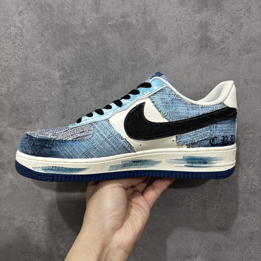  
【定制版】Nike Air Force 1 Low 07 蓝白牛仔补丁
原楦头原纸板 打造纯正低帮空
