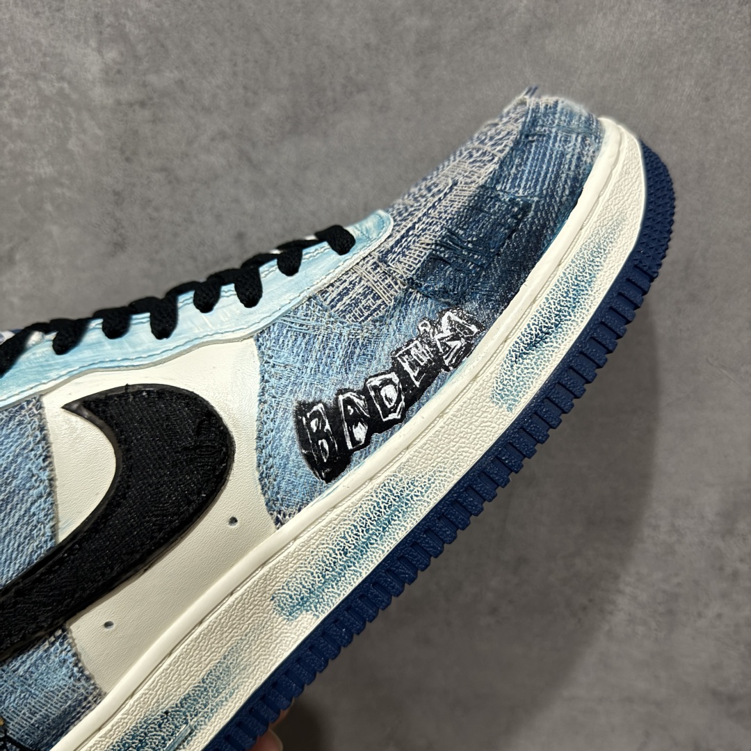  
【定制版】Nike Air Force 1 Low 07 蓝白牛仔补丁
原楦头原纸板 打造纯正低帮空