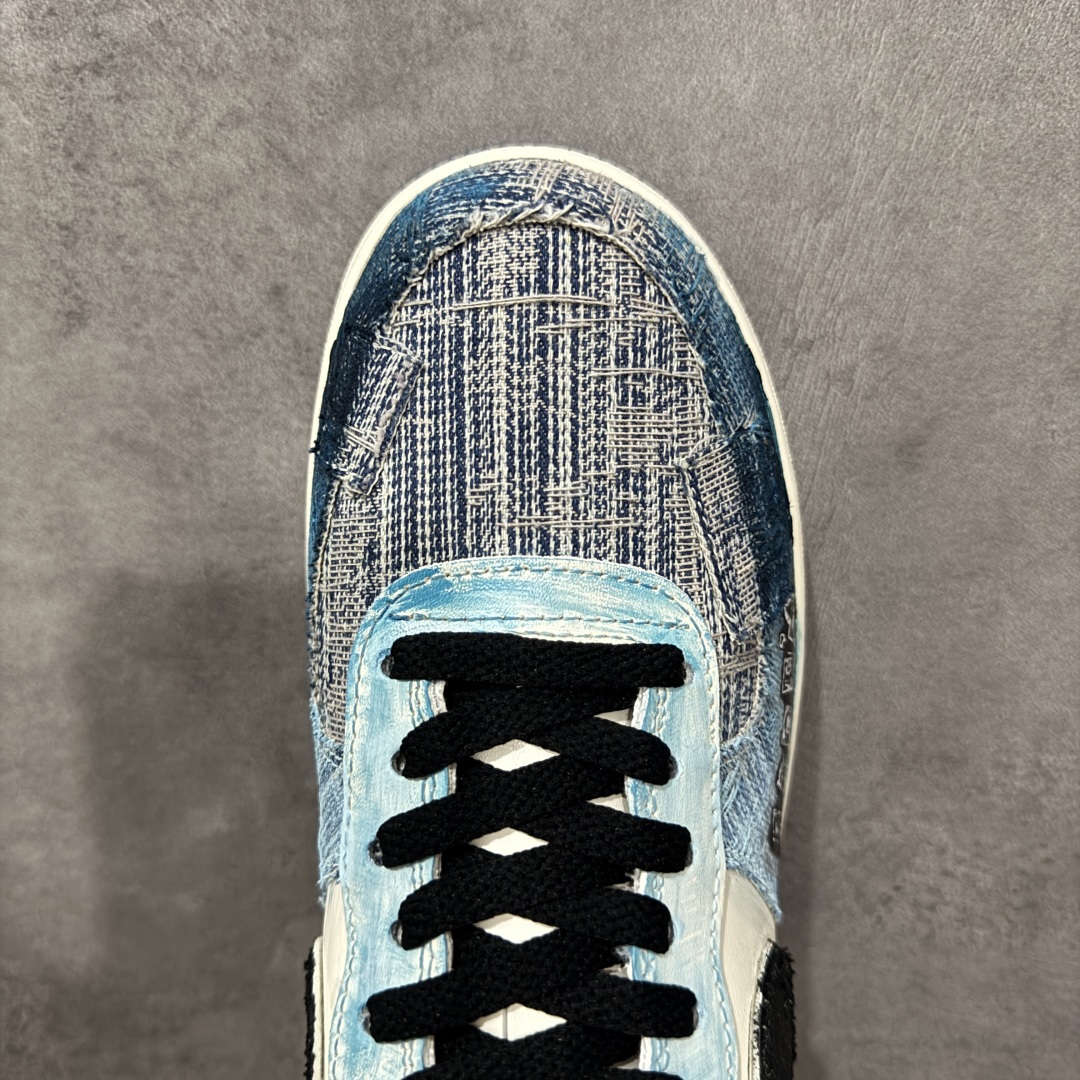  
【定制版】Nike Air Force 1 Low 07 蓝白牛仔补丁
原楦头原纸板 打造纯正低帮空