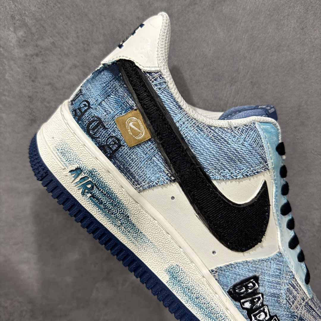  
【定制版】Nike Air Force 1 Low 07 蓝白牛仔补丁
原楦头原纸板 打造纯正低帮空