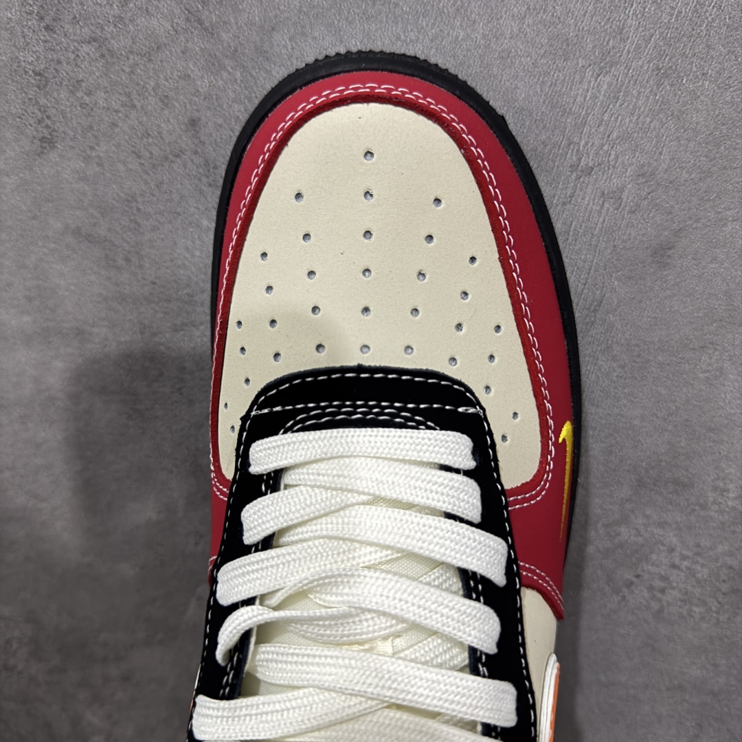  
【定制版】Nike Air Force 1'07 Low Supreme联名 红黄紫 空军一号低帮休