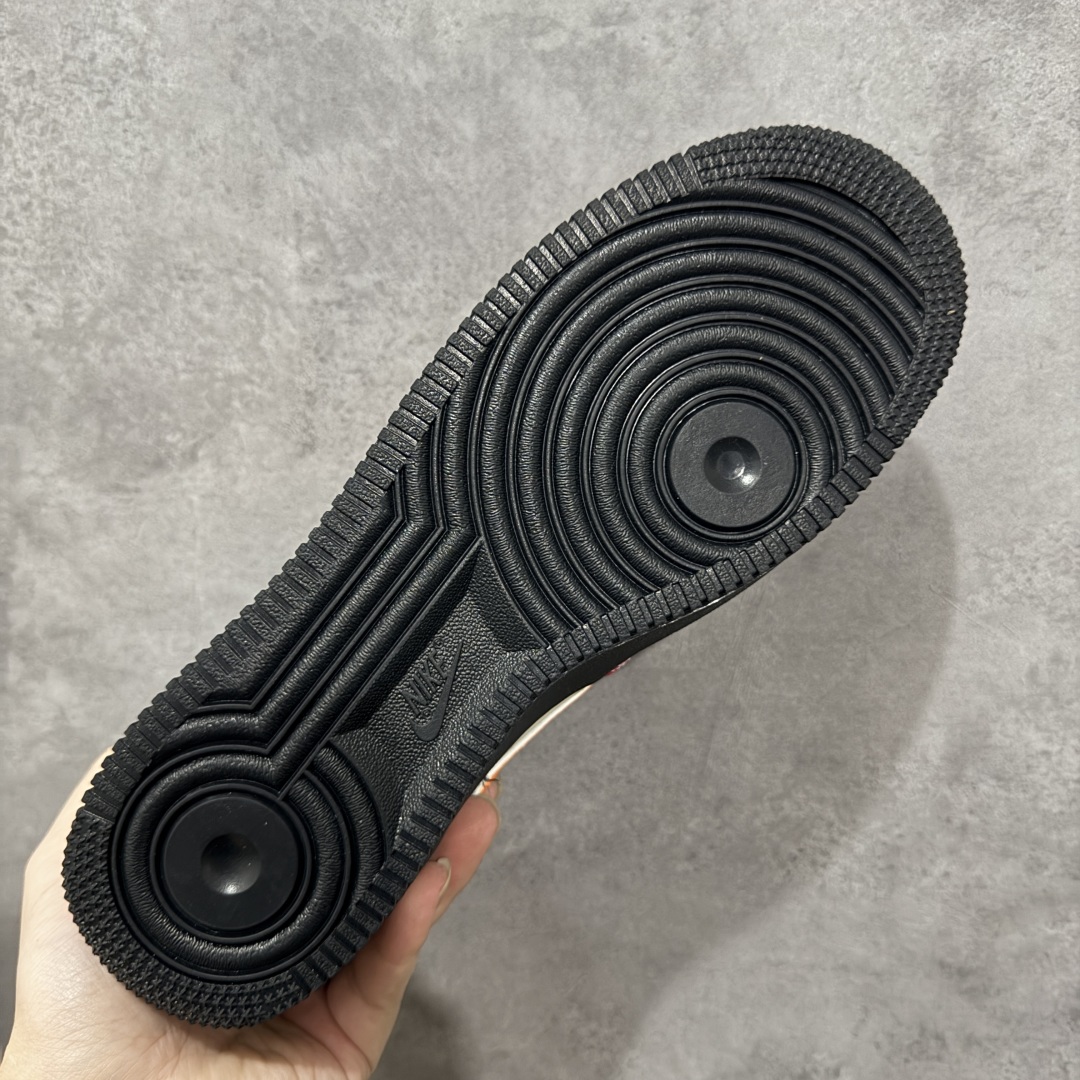  
【定制版】Nike Air Force 1'07 Low Supreme联名 红黄紫 空军一号低帮休