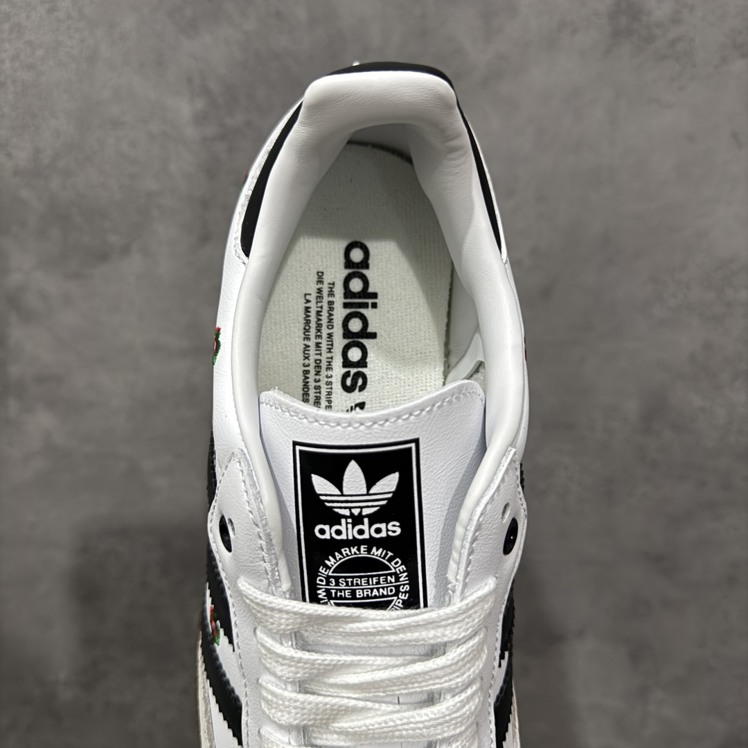  
【定制版】Adidas originals Samba OG 灰白小花
此款以简约大方的造型设计，给
