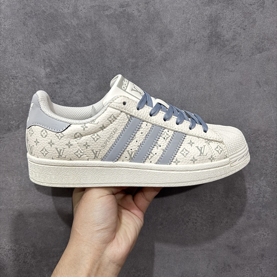  
【定制版】AD Originals Superstar x Louis Vuitton 米灰
采用全
