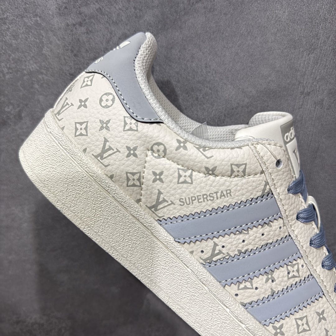  
【定制版】AD Originals Superstar x Louis Vuitton 米灰
采用全