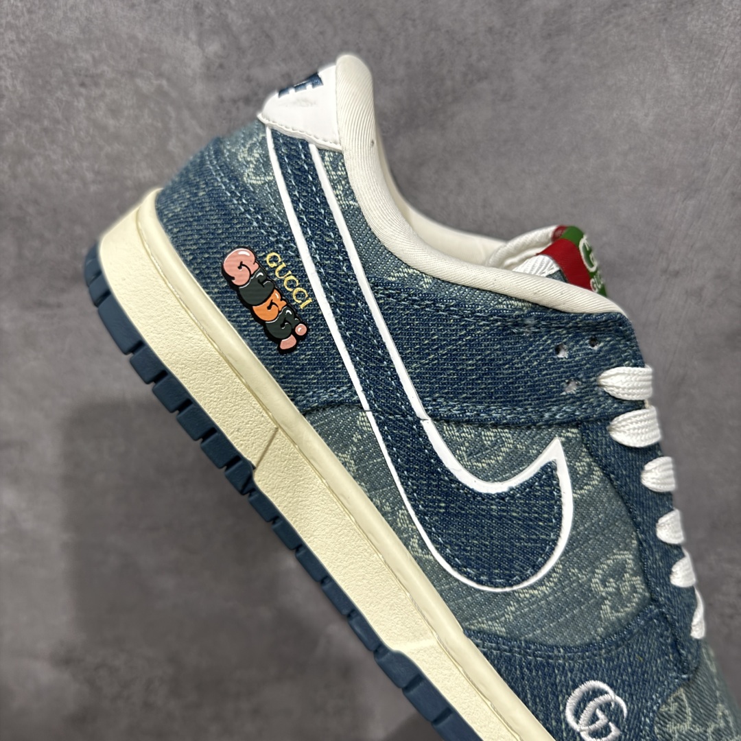  
【定制版】NIKE SB Dunk Low RETRO x GUCCI 牛仔蓝白
纯原大厂出品 极力