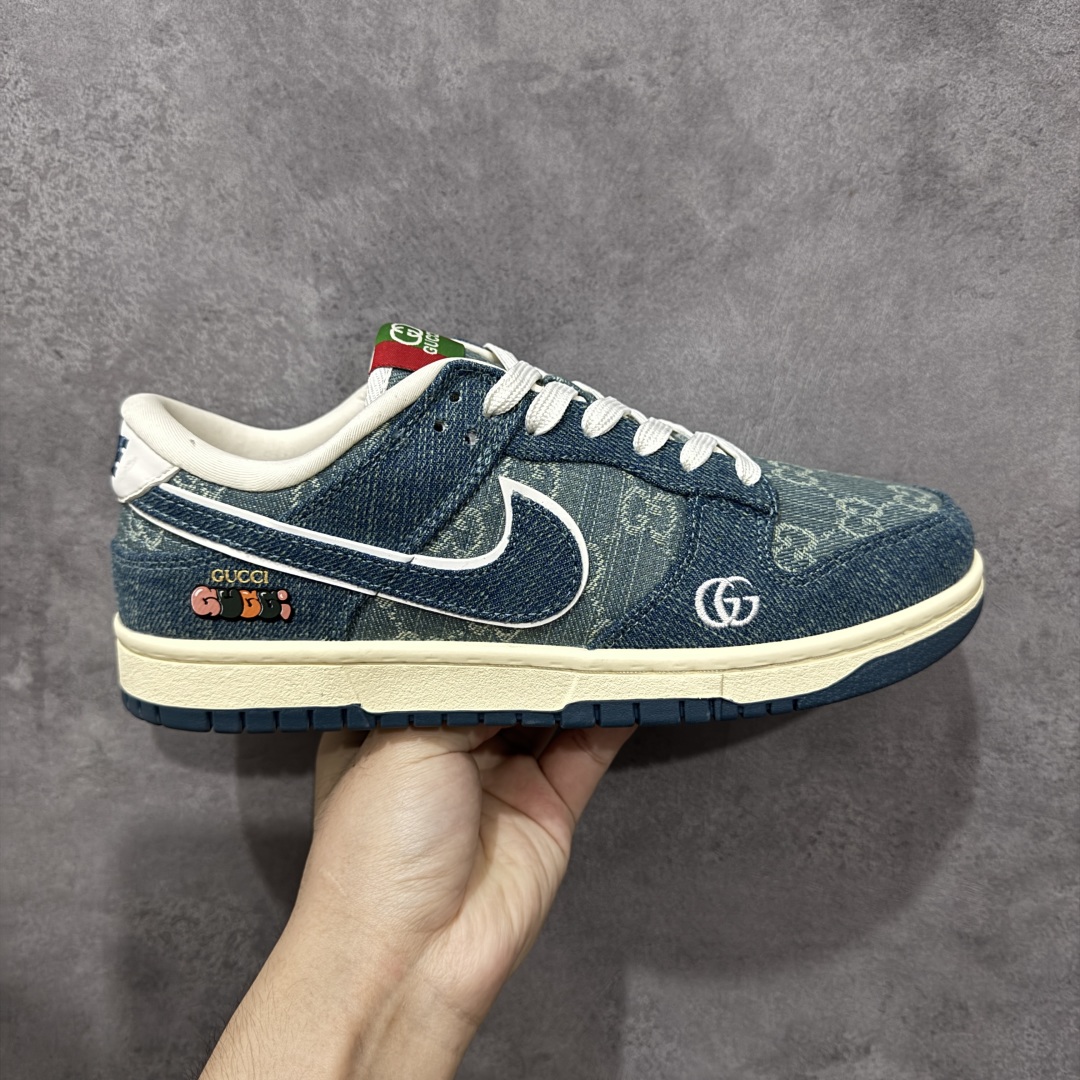  
【定制版】NIKE SB Dunk Low RETRO x GUCCI 牛仔蓝白
纯原大厂出品 极力