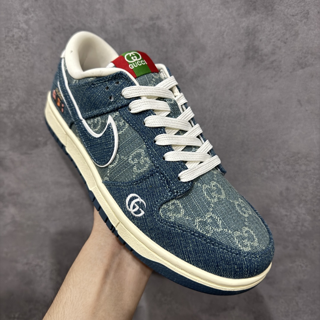  
【定制版】NIKE SB Dunk Low RETRO x GUCCI 牛仔蓝白
纯原大厂出品 极力
