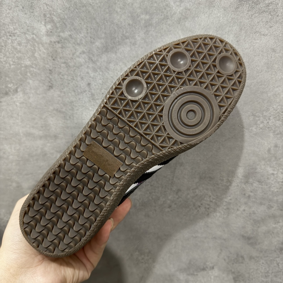 图片[9]-【定制版】Adidas originals Samba OG 灰白小花 此款以简约大方的造型设计，给人以随性休闲的时尚格调，穿着舒适轻便，运动灵活自如，蓝满足日常个性穿搭。 货号：IF4390 尺码：35 36 36.5 37 38 38.5 39 40-选品中心