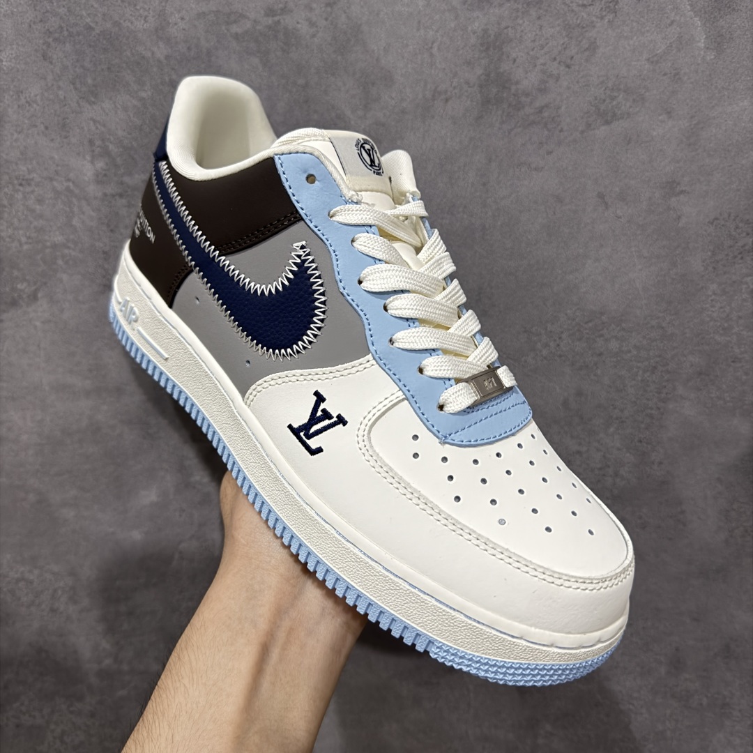 图片[3]-【定制版】Nike Air Force 1\’07 Low LV联名 彩色拼接 空军一号低帮休闲板鞋  #原楦头原纸板 原装鞋盒 定制五金配件 内置全掌气垫 原厂鞋底 货号：SC0601-560  尺码：36 36.5 37.5 38 38.5 39 40 40.5 41 42 42.5 43 44 44.5 45-选品中心