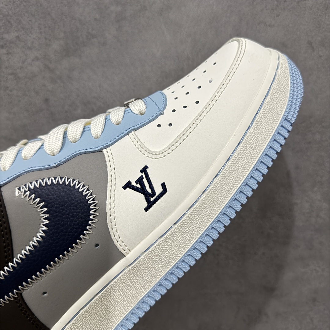 图片[6]-【定制版】Nike Air Force 1\’07 Low LV联名 彩色拼接 空军一号低帮休闲板鞋  #原楦头原纸板 原装鞋盒 定制五金配件 内置全掌气垫 原厂鞋底 货号：SC0601-560  尺码：36 36.5 37.5 38 38.5 39 40 40.5 41 42 42.5 43 44 44.5 45-选品中心