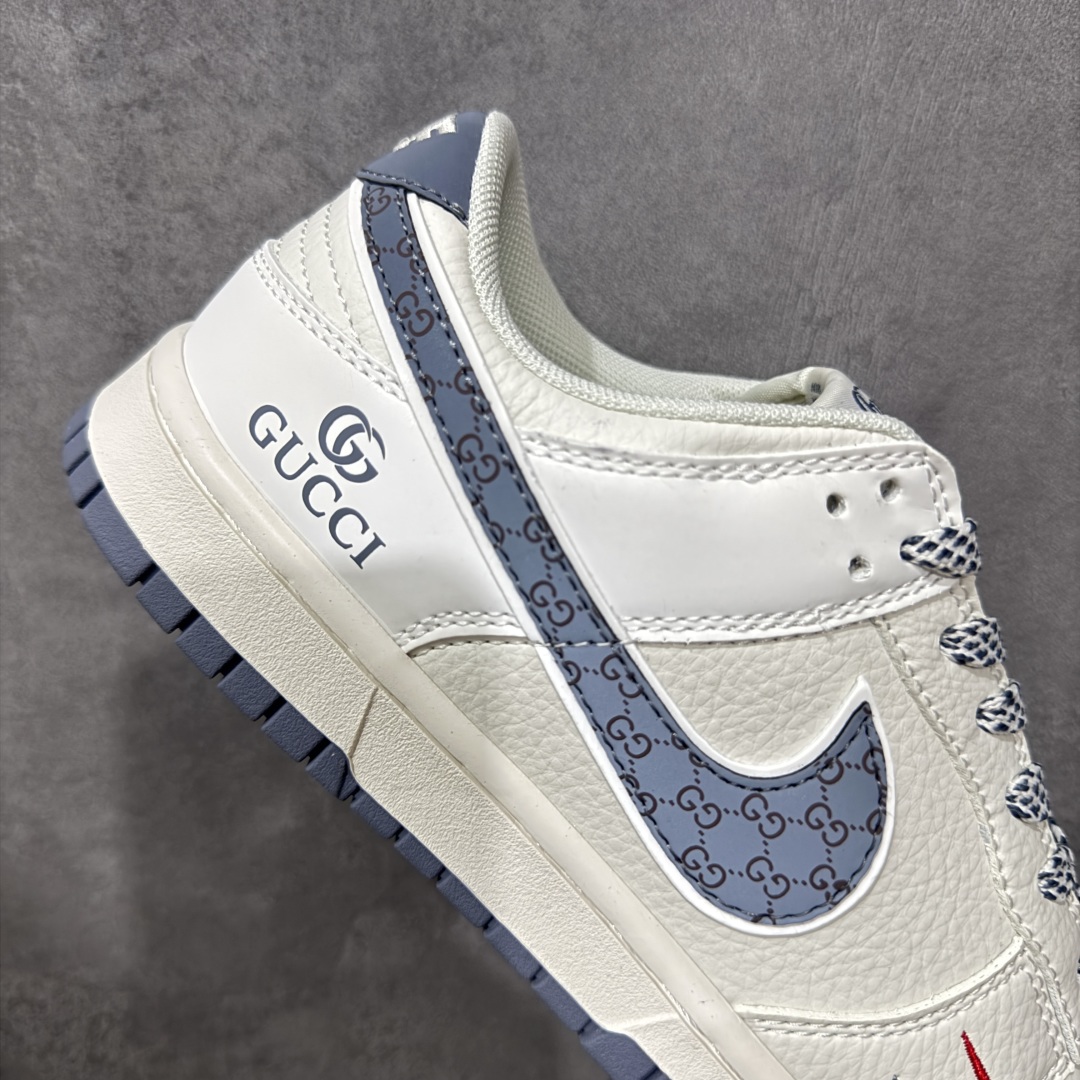  
【定制版】Nike SB Dunk Low 古驰联名 灰花勾 周年高端定制 低帮休闲板鞋
#定制鞋