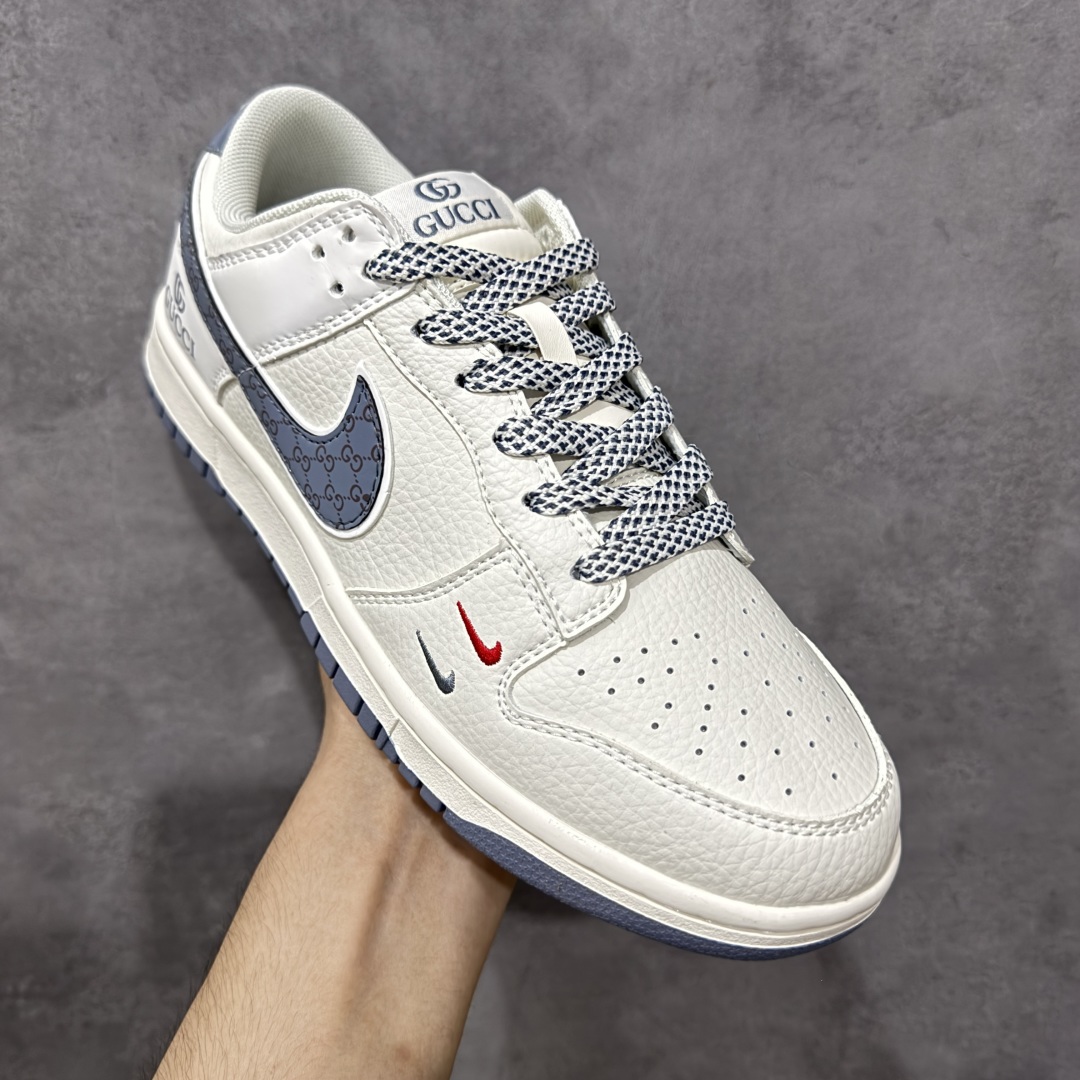  
【定制版】Nike SB Dunk Low 古驰联名 灰花勾 周年高端定制 低帮休闲板鞋
#定制鞋