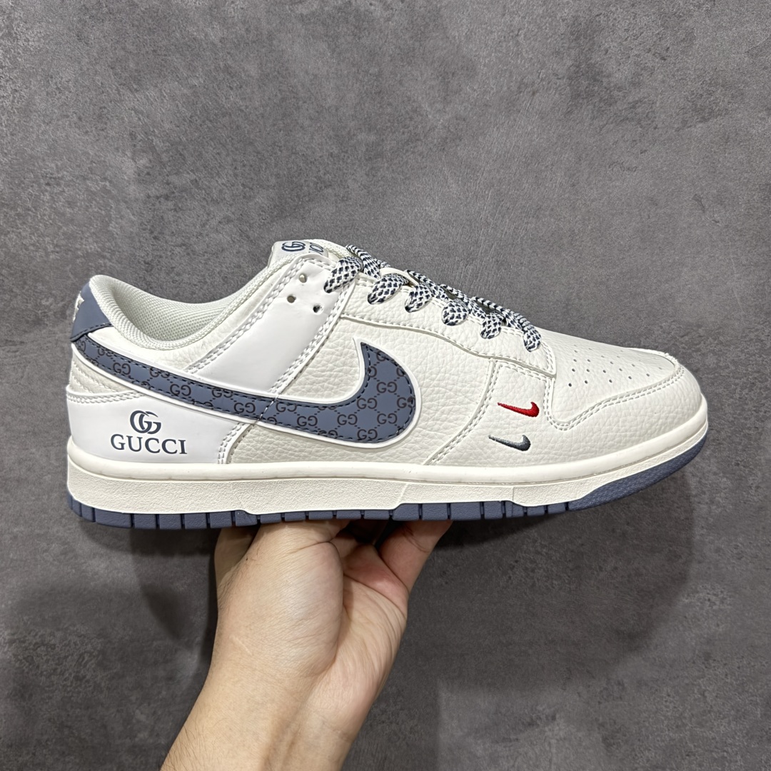  
【定制版】Nike SB Dunk Low 古驰联名 灰花勾 周年高端定制 低帮休闲板鞋
#定制鞋