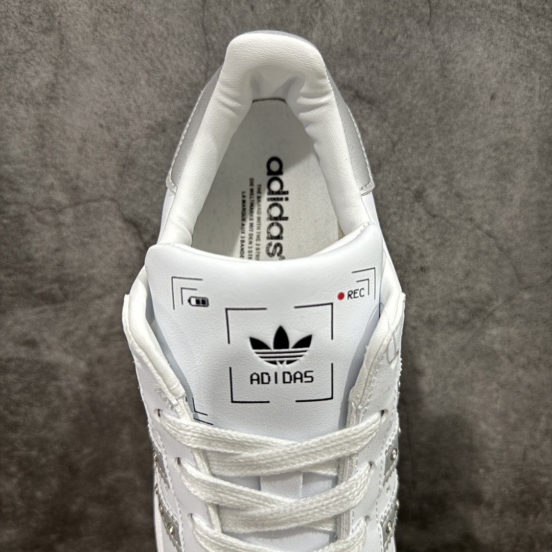    
【纯原版】Adidas Originals Superstar 全新配色 白银钻
贝壳头休闲板鞋