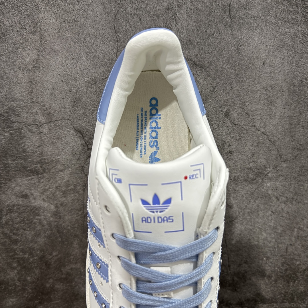    
【纯原版】Adidas Originals Superstar 全新配色 白蓝钻
贝壳头休闲板鞋