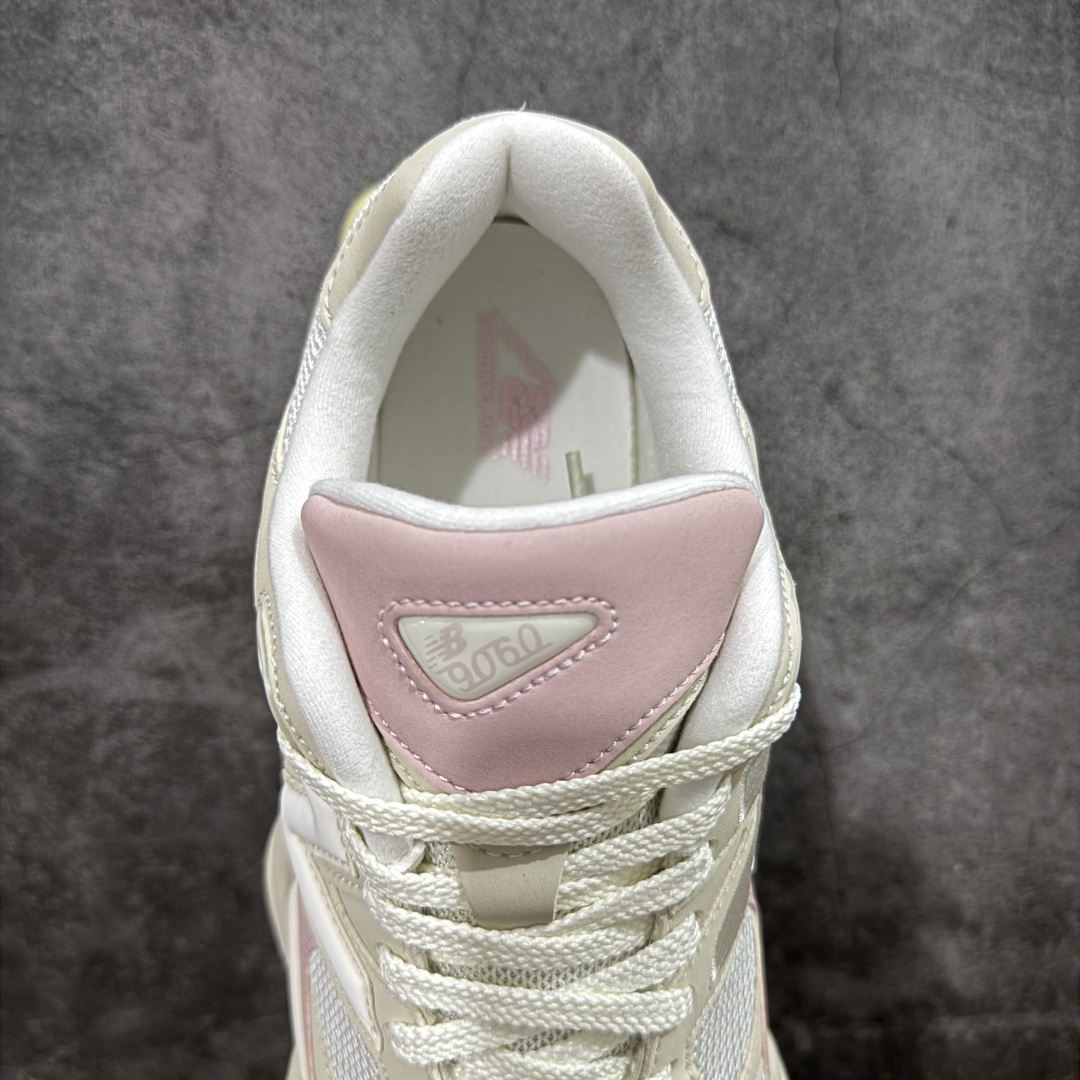 纯原版 New Balance NB9060 联名款 复古休闲运动慢跑鞋 灰粉色 U9060JDP