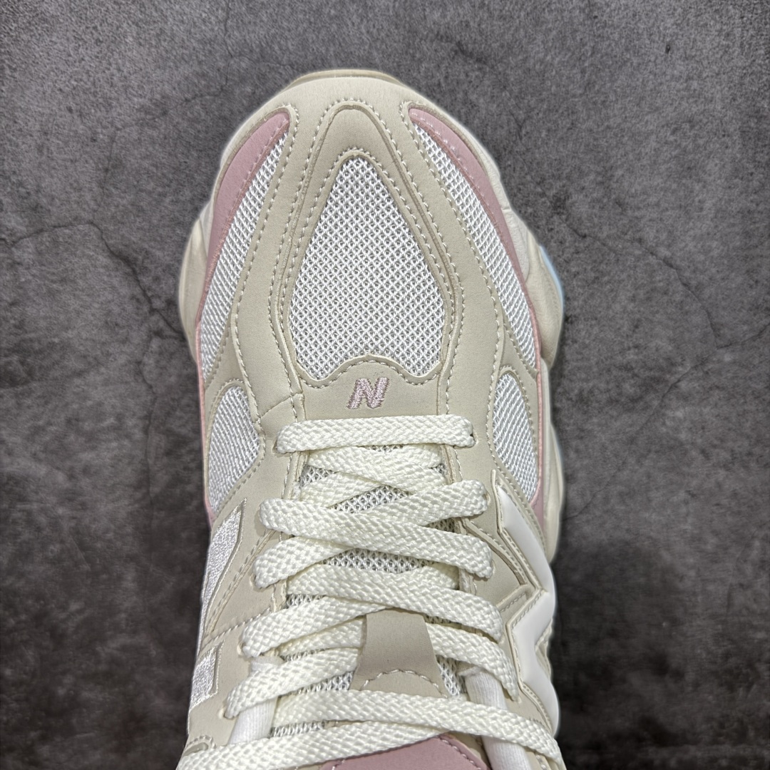 纯原版 New Balance NB9060 联名款 复古休闲运动慢跑鞋 灰粉色 U9060JDP