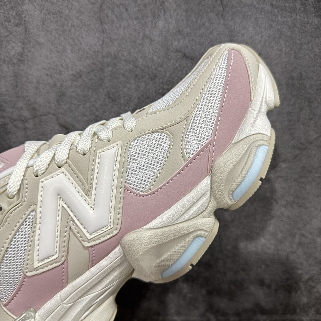 纯原版 New Balance NB9060 联名款 复古休闲运动慢跑鞋 灰粉色 U9060JDP