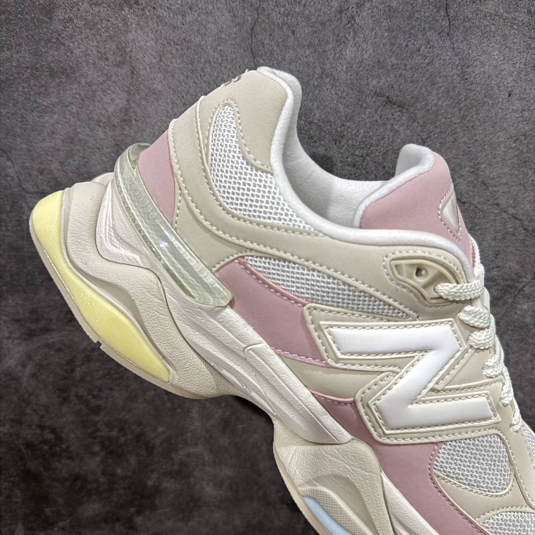纯原版 New Balance NB9060 联名款 复古休闲运动慢跑鞋 灰粉色 U9060JDP