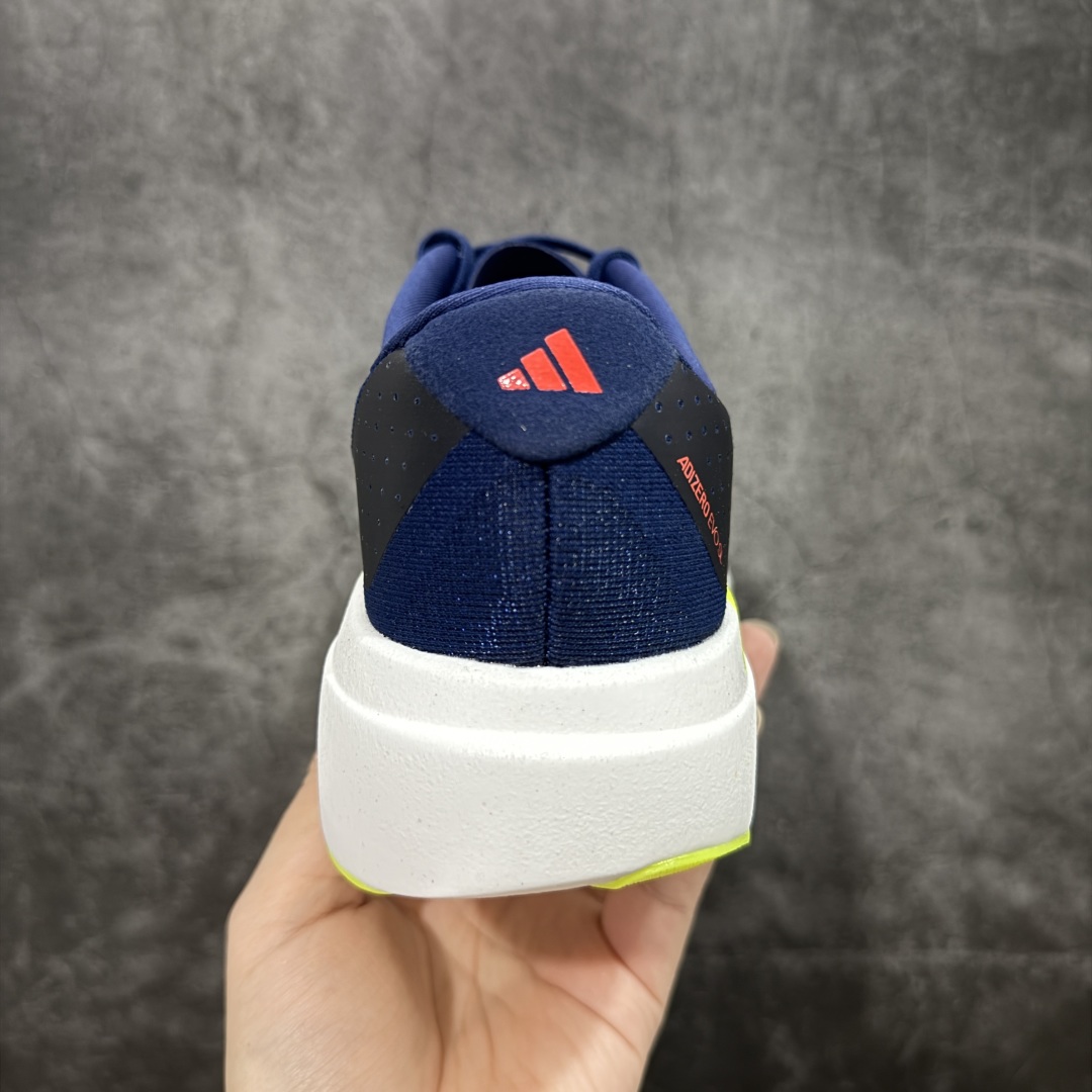 图片[4]-【PK版】AD Adizero Evo SL M 零度系列马拉松轻量竞速运动跑鞋 JP3415 蓝黄 原材料 内置碳板 原厂网纱潮流 超临界发泡大底 脚感软弹度与原版非常接近 细节目前市场最接近原版品质 尺码：36 36.5 37.5 38 38.5 39 40 40.5 41 42 42.5 43 44 44.5 45 46-选品中心