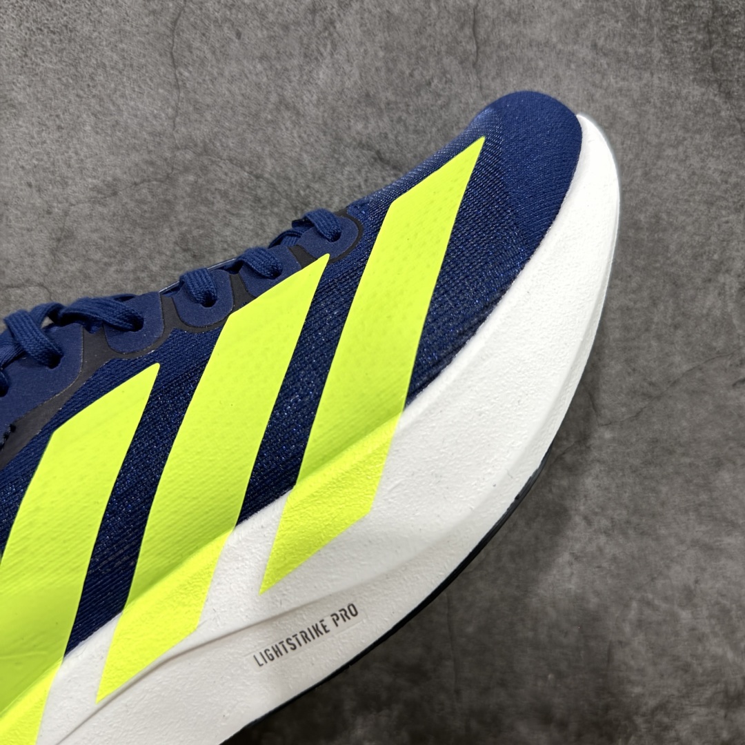 图片[6]-【PK版】AD Adizero Evo SL M 零度系列马拉松轻量竞速运动跑鞋 JP3415 蓝黄 原材料 内置碳板 原厂网纱潮流 超临界发泡大底 脚感软弹度与原版非常接近 细节目前市场最接近原版品质 尺码：36 36.5 37.5 38 38.5 39 40 40.5 41 42 42.5 43 44 44.5 45 46-选品中心