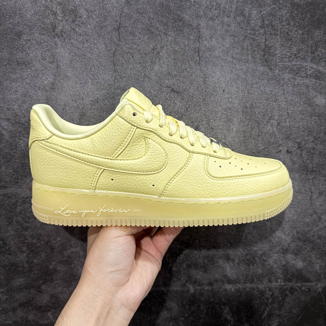【G纯原】NOCTA x Air Force 1 空军桃心 星剑联名 休闲板鞋黄色 CZ8065-800 独家私模 原厂皮料 配件齐全 原楦原纸板 纯正版型 清洁度完美 内置全掌气垫 尺码:35.5-47.5-选品中心