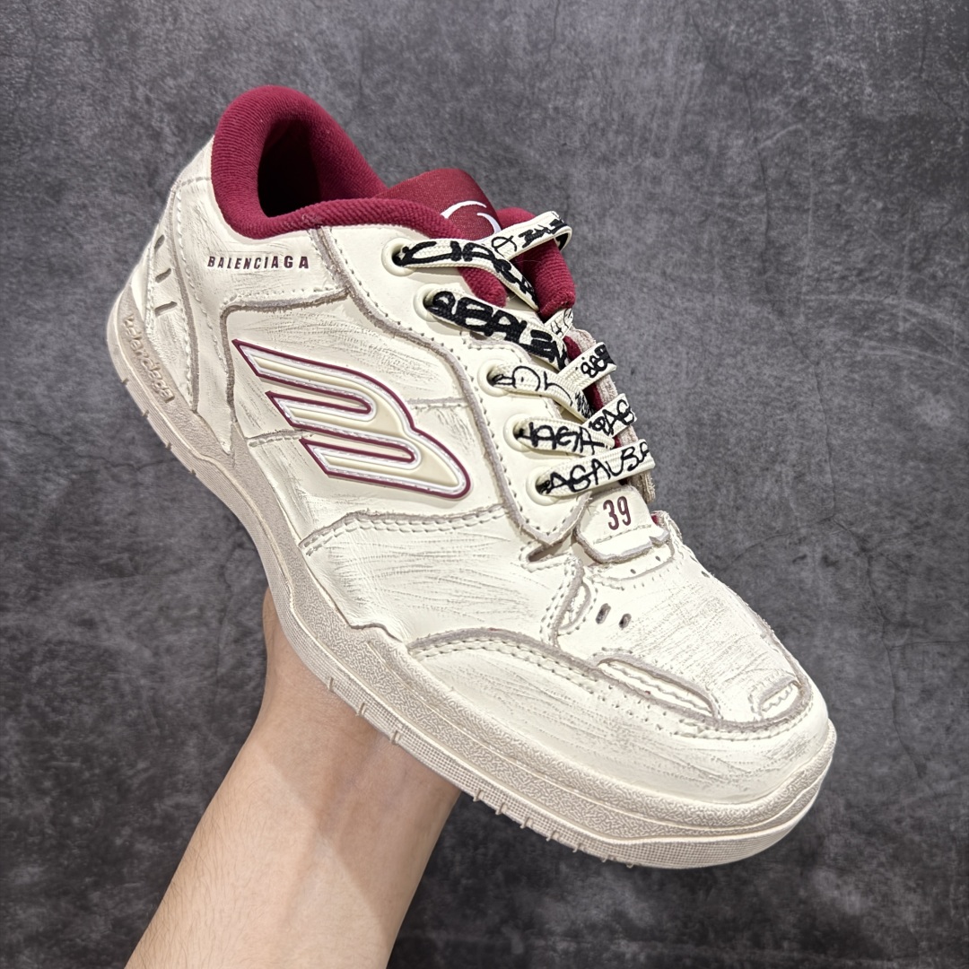 图片[3]-【莞顶礼盒版】Balenciag 巴黎世家18代 最新Hamptons系列 情侣款 破损 做旧 休闲 运动鞋 莞产出品 非工厂出货 品质细节比工厂版本都要好很多 自行对比 原版购入开发做货 配送专柜精美包装手提袋🛍📦 ▪️面料： 原版定制进口头层牛皮 ▪️内里：进口透气毛巾绒里 ▪️鞋底：原版开模防滑橡胶材质 ▪️底厚：3CM ▪️尺码： 女款35-41 / 男款39-45-选品中心