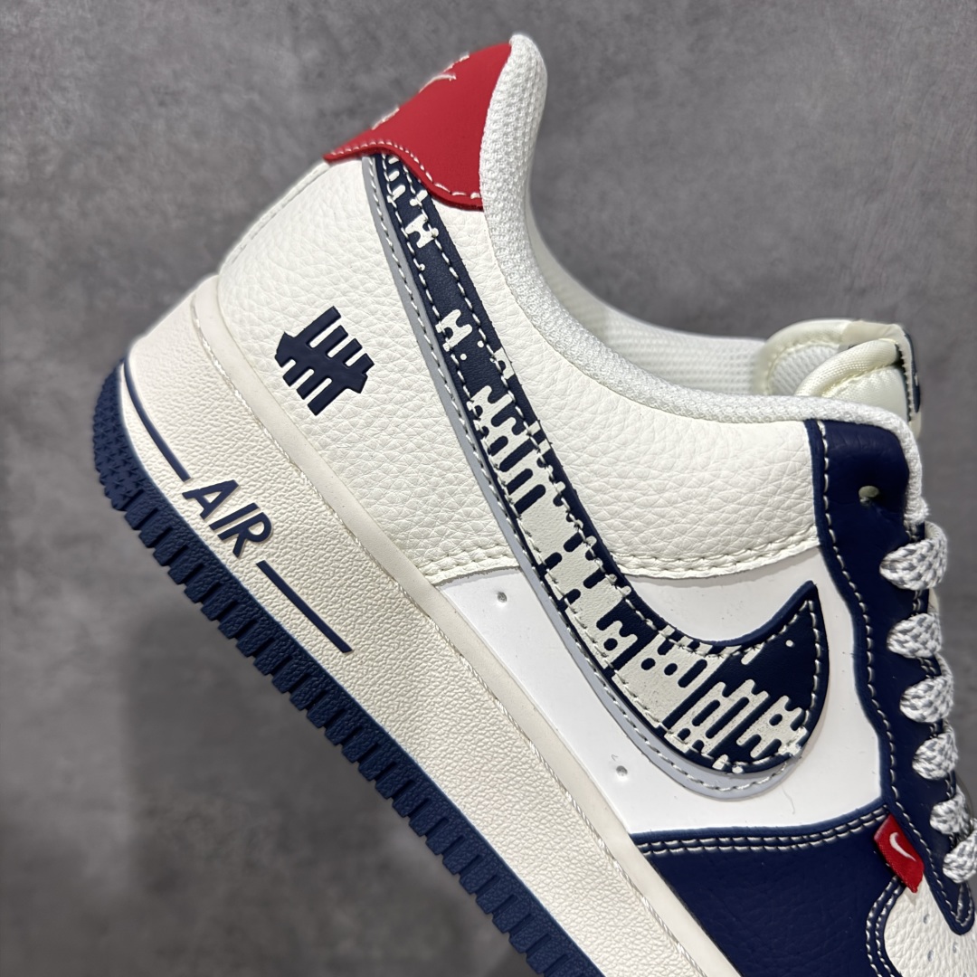 图片[6]-【定制版】NIke Air Force 1 \’07 Low “UN联名——多彩蓝红拼接”空军一号 低帮 运动鞋 休闲鞋 折边针车 工艺难度大 原楦头原纸板 原装鞋盒 定制五金配件 内置全掌气垫 原厂鞋底 货号：JP8028-005 尺码：36 36.5 37.5 38 38.5 39 40 40.5 41 42 42.5 43 44 44.5 45-选品中心