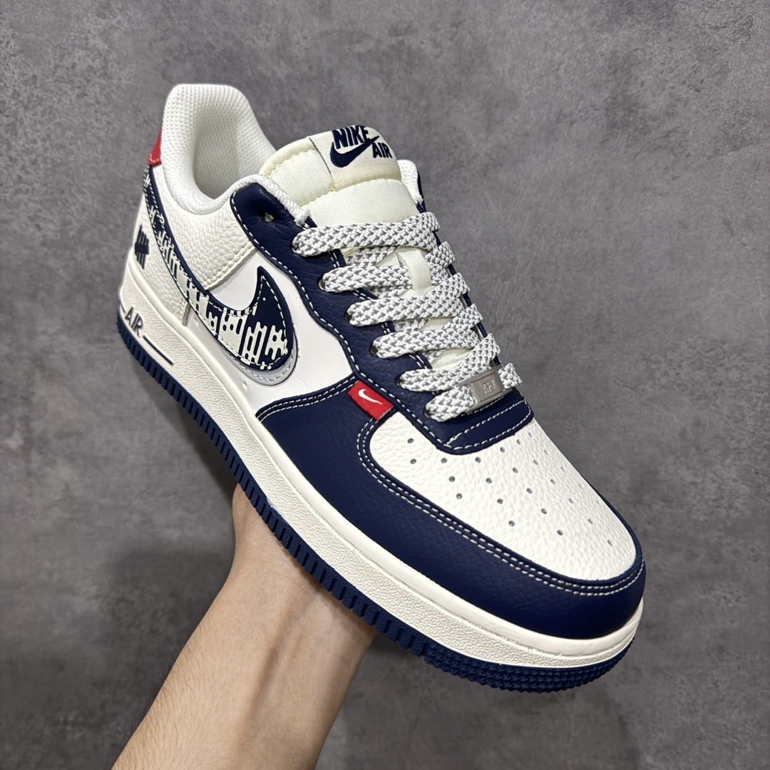 图片[3]-【定制版】NIke Air Force 1 \’07 Low “UN联名——多彩蓝红拼接”空军一号 低帮 运动鞋 休闲鞋 折边针车 工艺难度大 原楦头原纸板 原装鞋盒 定制五金配件 内置全掌气垫 原厂鞋底 货号：JP8028-005 尺码：36 36.5 37.5 38 38.5 39 40 40.5 41 42 42.5 43 44 44.5 45-选品中心