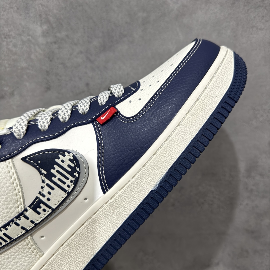 图片[5]-【定制版】NIke Air Force 1 \’07 Low “UN联名——多彩蓝红拼接”空军一号 低帮 运动鞋 休闲鞋 折边针车 工艺难度大 原楦头原纸板 原装鞋盒 定制五金配件 内置全掌气垫 原厂鞋底 货号：JP8028-005 尺码：36 36.5 37.5 38 38.5 39 40 40.5 41 42 42.5 43 44 44.5 45-选品中心