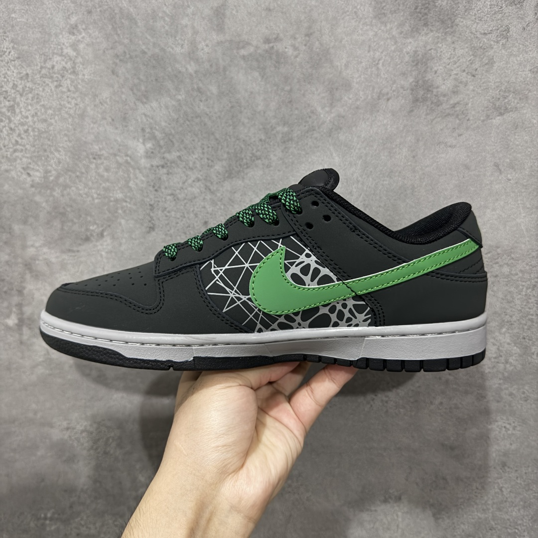 图片[2]-【定制版】Nike SB Dunk Low UN联名 创意黑绿勾 高端定制 低帮休闲板鞋  #定制鞋盒 大厂纯原品质出货 超高清洁度 皮料切割干净无任何毛边 细节完美 货号：QW5836-019  尺码：36 36.5 37.5 38 38.5 39 40 40.5 41 42 42.5 43 44 44.5 45-选品中心