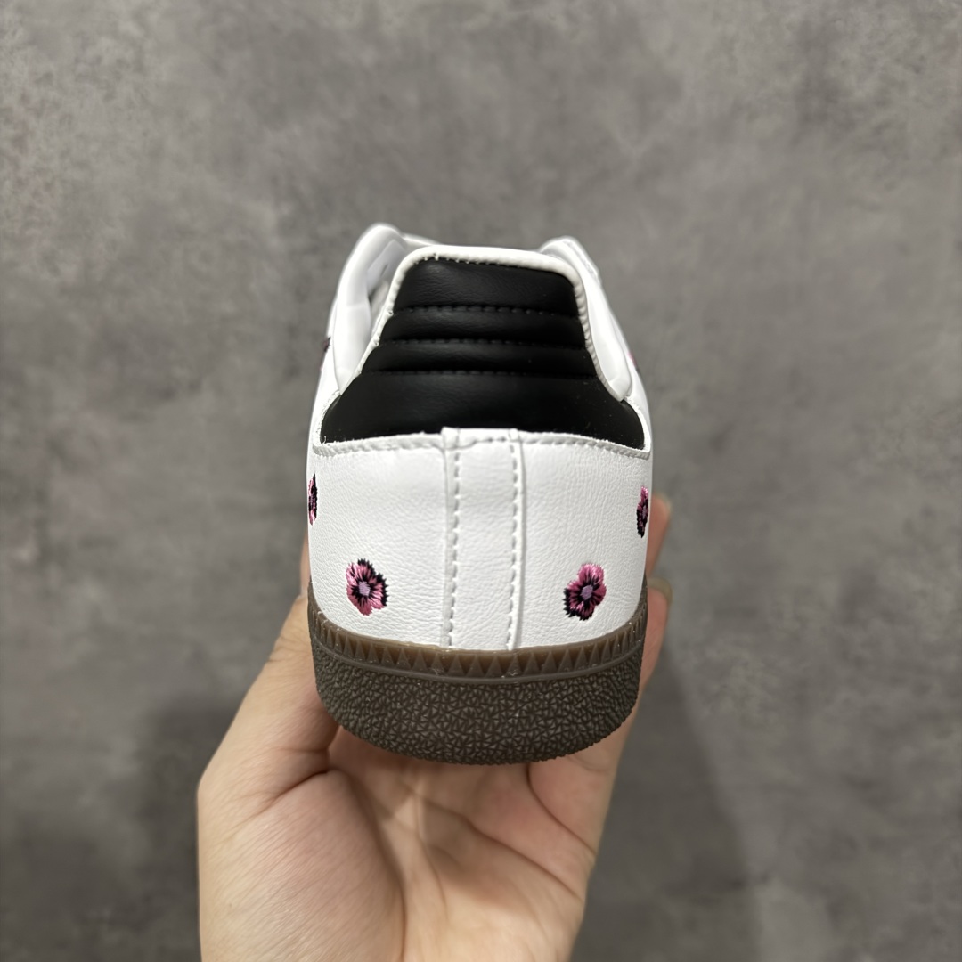 定制版Adidoriginals Samba OG 灰白小花  IF4389