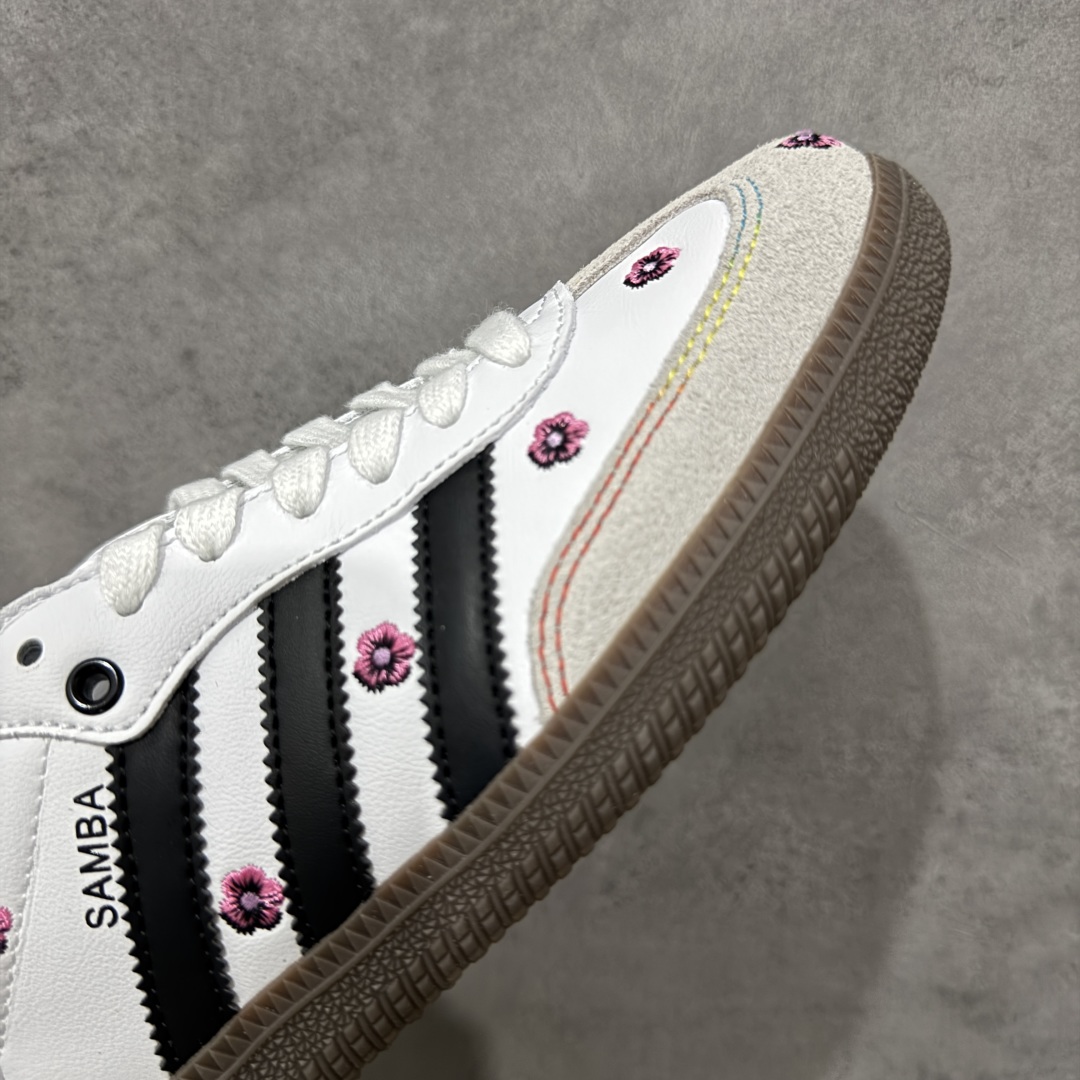 定制版Adidoriginals Samba OG 灰白小花  IF4389