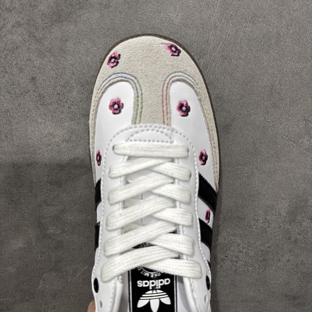 定制版Adidoriginals Samba OG 灰白小花  IF4389