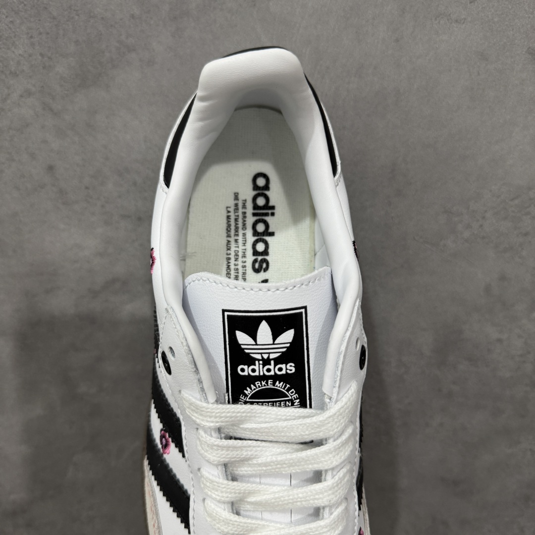 定制版Adidoriginals Samba OG 灰白小花  IF4389