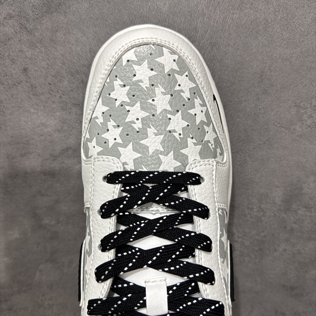 图片[5]-【定制版】Nike SB Dunk Low BAPE系列 五角星黑勾 周年高端定制 低帮休闲板鞋 #定制鞋盒 大厂纯原品质出货 超高清洁度 皮料切割干净无任何毛边 细节完美 货号：CS1688-104 尺码：36 36.5 37.5 38 36.5 39 40 40.5 41 42 42.5 43 44 44.5 45-选品中心