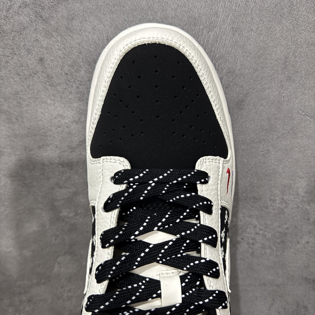 定制版Nike SB Dunk Low“MLB联名——弹幕白勾” 周年高端定制 低帮休闲板鞋  CS1688-101