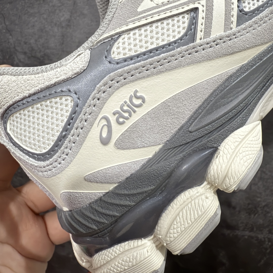 图片[3]-【总裁版本】顶级 Asics GEL-NYC系列 灰白 亚瑟士运动休闲透气专业跑鞋 行业领头版本 出货即巅峰 原鞋购入开发 原材料 原数据打造 完美版型 超完美做工 细节一步到位 原版对比无任何差别 #鞋面采用反绒皮与网布拼接 透气舒适兼具休闲时尚 结合简明的配色 展现品牌的传承及引领复古流行的主题 虎爪造型的LOGO  #鞋身稳定包裹系统 支撑鞋身 经典宽大鞋型配备防偏移设计提升包裹性 穿着舒适鞋面透气孔设计 提供透气性 货号：1201A789-103  尺码：36 37 37.5 38 39 40 40.5 41.5 42 42.5 43.5 44 44.5 45 46 47-选品中心