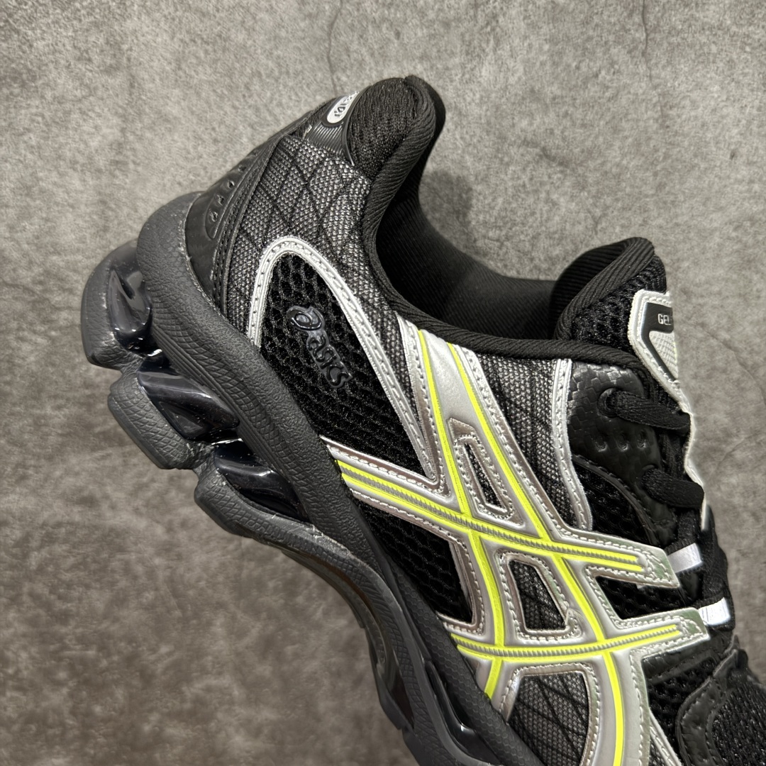 图片[7]-【纯原版】亚瑟士/ASICS Gel-Nimbus 10.1 x Kith联名 雨云10.1代系列轻量缓震休闲运动跑步鞋 黑绿银 #采用环保太空合成革配合透气网眼布鞋面材质 #中底3D可视GEL缓震胶效果 #升级EVA全新缓震中底部位科技组合耐磨橡胶外底片❗️ 尺码：36 37 37.5 38 39 39.5 40 40.5 41.5 42 42.5 43.5 44 45 编码： AMB270280-选品中心