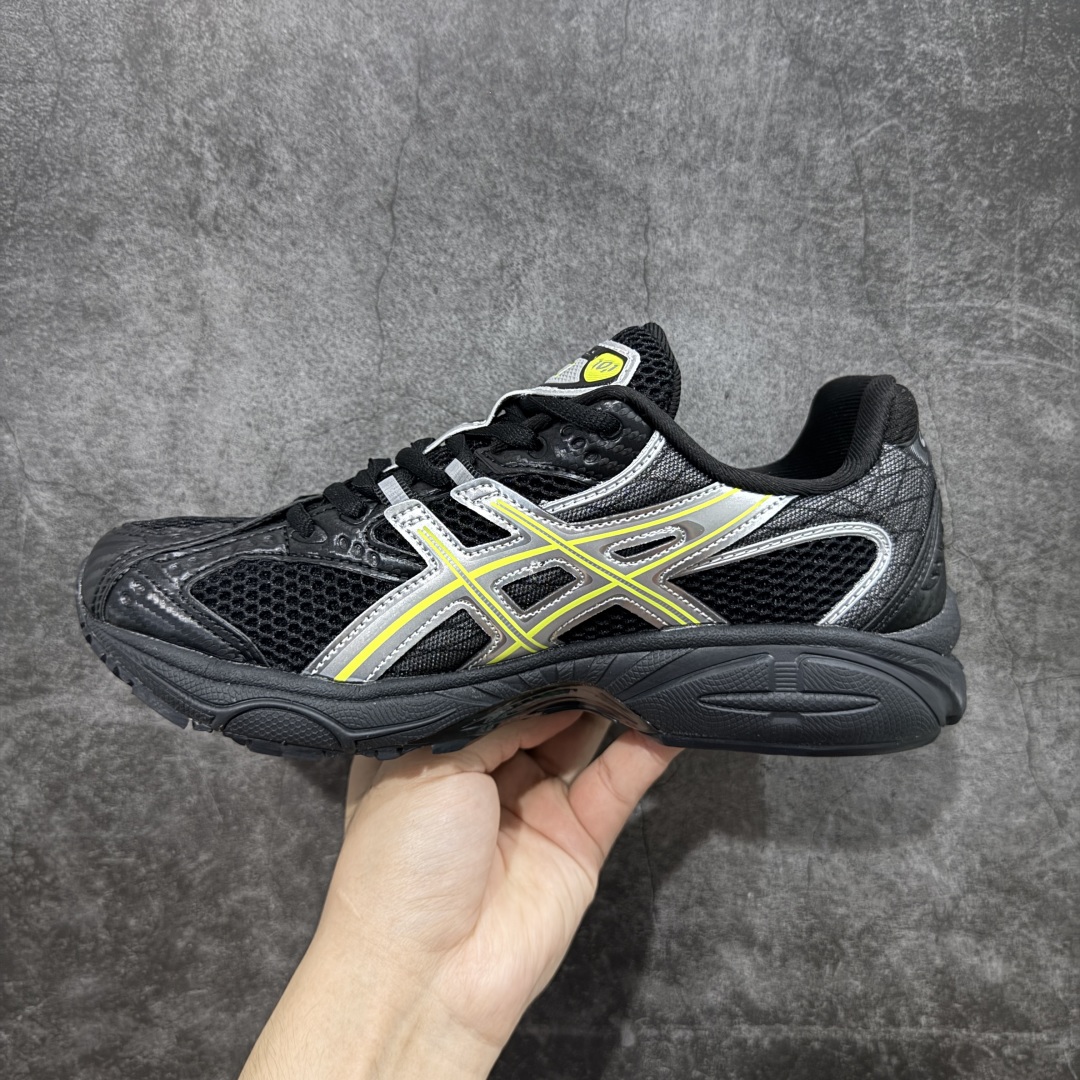 图片[2]-【纯原版】亚瑟士/ASICS Gel-Nimbus 10.1 x Kith联名 雨云10.1代系列轻量缓震休闲运动跑步鞋 黑绿银 #采用环保太空合成革配合透气网眼布鞋面材质 #中底3D可视GEL缓震胶效果 #升级EVA全新缓震中底部位科技组合耐磨橡胶外底片❗️ 尺码：36 37 37.5 38 39 39.5 40 40.5 41.5 42 42.5 43.5 44 45 编码： AMB270280-选品中心