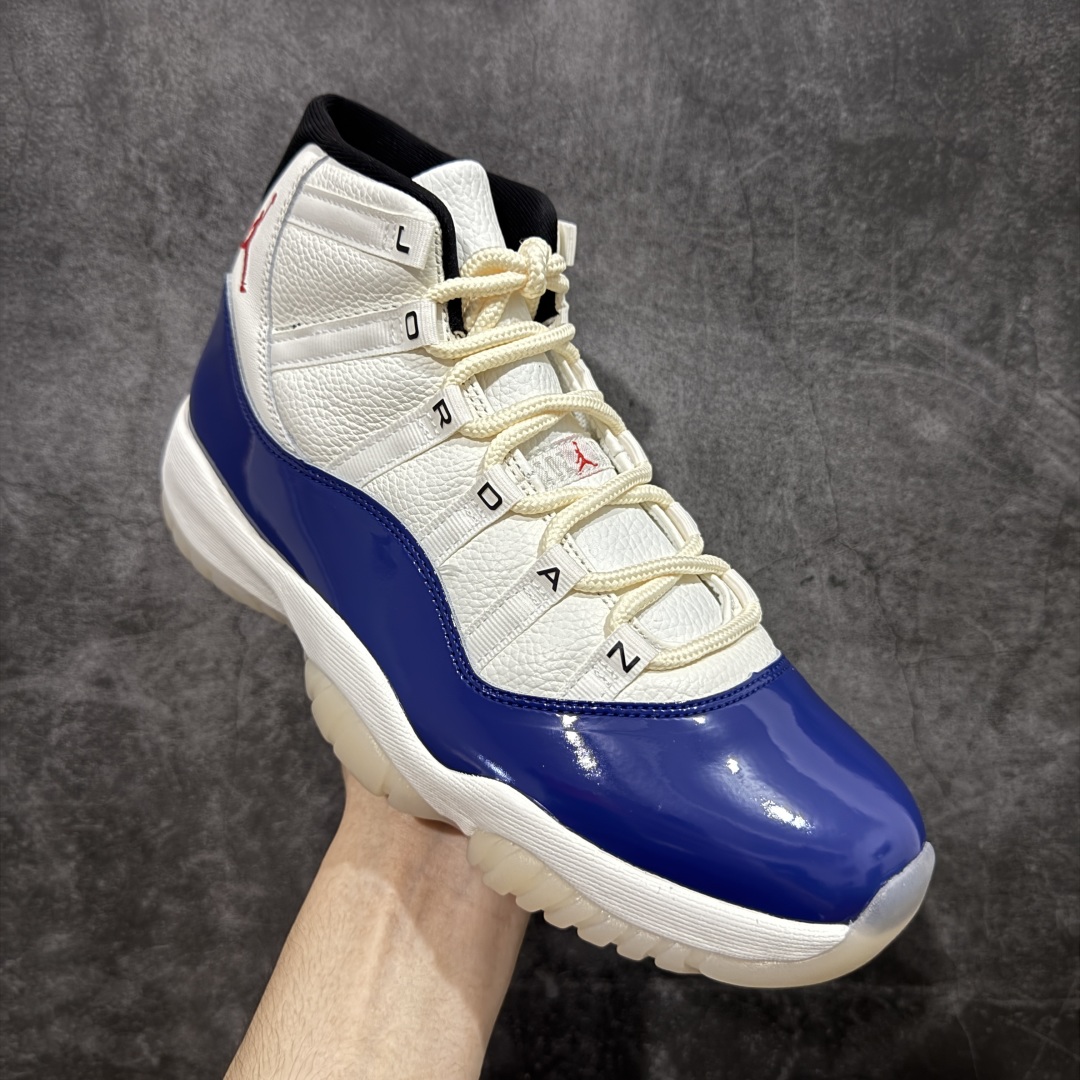 图片[3]-【外贸纯原】Air Jordan 11 Retro AJ11乔11 \” Rare Air \” 白蓝红 稀有空气 货号：IH0296-400 专业AJ外贸大厂出品 纯原质感 进口头层皮料 中底拉帮线 整体清洁度等各方面细节完全一键转发碾压市面诸多嘴炮\”纯原\” 升级原楦原纸版数据开发版型 采用漆皮镀膜牛培革组合耐磨防刮牛津布鞋面材质 搭载原厂碳纤维缓震中底 还原ZP细节 原厂流水成型工艺 厂级拉帮注胶效果 尺码：36 36.5 37.5 38 38.5 39 40 40.5 41 42 42.5 43 44 45 46 47.5-选品中心